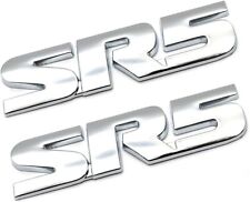 2x 3D Metal SR5 Emblem Side/Rea V6 SR5 Trunk Decal Allloy Sticker Badge (Chrome) picture