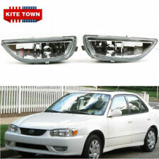 Clear Driving Fog Lights Lamps Pair Left+Right For 2001 2002 Toyota Corolla picture