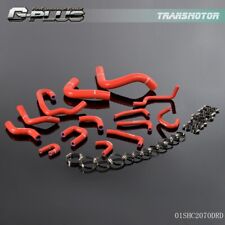 Fit For 1990-1995 Toyota Pickup 3.0L V6 Red Silicone Radiator Hose Pipe Kit  picture