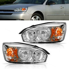Halogen Pair Factory Style Replacement Headlights Lamps for 04-08 Chevy Malibu picture