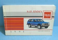 91 1991 GMC S-15 Jimmy/S15 Jimmy owners manual picture