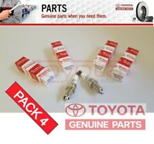 4 Pack OEM Genuine Toyota Corolla Matrix Prius Yaris Spark Plugs 90080-91184 picture