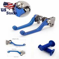 FXCNC USA Pivot Brake Clutch Lever Handle Grips For Yamaha YZ125 YZ250 2001-2007 picture