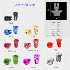 100pc 10mm Wheel Rivet Rim Nut Lip Replacement For 7.5mm 0.31in Hole Decoration picture