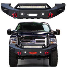 Vijay For 2005-2007 Ford F250 F350 Front Bumper Steel with Winch Plate & Lights picture