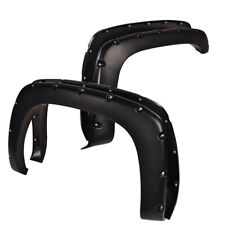 Fit For 1999-06 Chevy Silverado GMC Sierra Pocket Style Rivet Fender Flares 4PCS picture