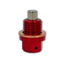 RED RACING MAGNETIC ENGINE OIL DRAIN PLUG FOR 04-10 LOTUS ELISE 12x1.25 MM picture