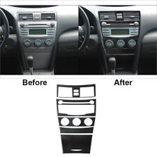 5Pcs Carbon Fiber Interior Central Console Cover Trim For Toyota Camry 2007-2011 picture