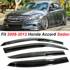 For 2008-2012 Honda Accord Side Window Visor Vent Shade Rain Guards Deflector picture