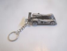 CADILLAC LMP RACE CAR DIECAST MODEL TOY CAR KEYCHAIN KEYRING SILVER AND BLACK picture