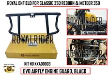 Fits Enfield EVO AIRFLY ENGINE GUARD BLACK For Meteor 350 & CLASSIC 350 REBORN picture