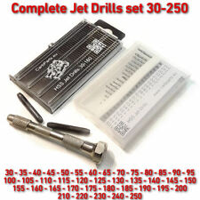 Pin vise hand drill set 30-250 jet calibration cleaning weber solex dellorto picture