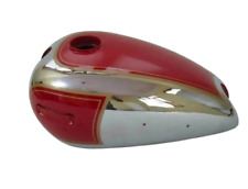 SUITABLE FOR ARIEL 500CC RED PAINTED CHROME PETROL TANK picture