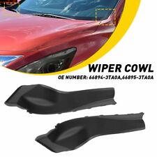 Pair Car Corner Windshield Wiper Cowl Cover Black For Nissan Altima 2013-2016 picture