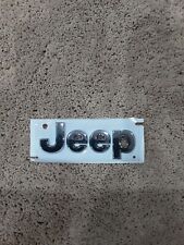 2005 2022 HOOD OR LIFTGATE CHROME EMBLEM NAMEPLATE FOR JEEP NEW PEEL AND STICK picture