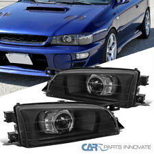 Fits 95-01 Subaru Impreza WRX Retro Style Black Projector Headlights Left+Right picture