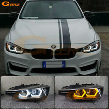 For BMW 3 Series F30 F31 F34 Concept M4 Iconic Style LED Angel Eyes Halo Rings picture