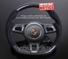 Genuine Carbon Alcantara Steering Wheel for Porsche 991 911 Boxster Cayman Macan picture