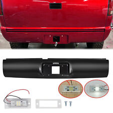 Rear Bumper Roll Pan w/ LED License Light For 1994-2003 Chevy GMC S10 Sonoma picture