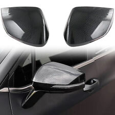carbon fibre pattern Rear View Side Mirror Cover Trim For Kia Sportage 22-23 2X picture