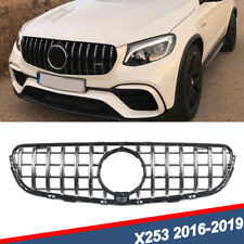 GT Chrome Front Grille Grill For Mercedes Benz GLC W/X253 GLC300 GLC350 2015-19 picture