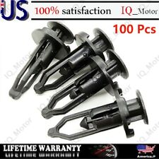 100 Pcs Push Type Retainers Bumper Retainer Clips  Hole for Toyota Lexus 9mm picture