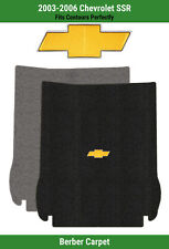 Lloyd Berber Trunk Carpet Mat for '03-06 Chevy SSR w/Gold Chevy Bowtie 1 Logo picture