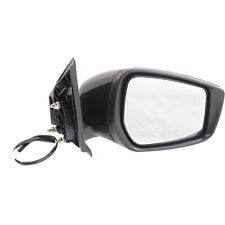 Mirror Power Smooth Black Passenger Side Right RH for Nissan Versa New picture