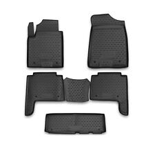 OMAC Floor Mats Liner for Nissan Armada 2017-2024 Black TPE All-Weather 5 Pcs picture
