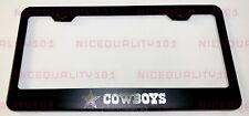 Dallas Cowboys Laser Engraved Etched Stainless Finished License Plate Frame picture