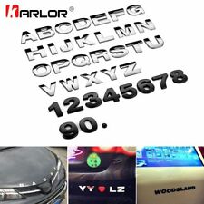 3D Metal Letters Stickers For Car Chrome Logo Emblem Car Accessories 25mm Trendy picture