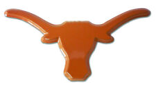 NEW University of Texas Longhorn Orange Powder-Coated Metal Auto Emblem. picture