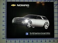 2004 Chevrolet Nomad Concept Wagon Brochure Sheet picture