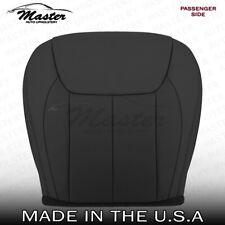 Black Leather Seat Cover For 2006 - 2011 Cadillac DTS PASSENGER Lower Perforated picture