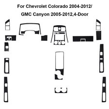 25Pcs For Colorado/Canyon 4-Door Carbon Fiber Full Interior Kit Cover Trim picture