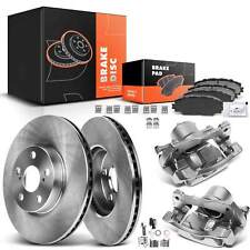 Front Disc Brake Rotor & Pads + Calipers for Toyota Corolla 09-19 Pontiac Scion picture