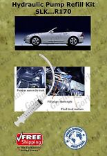 96-04 Mercedes Hydraulic Pump Refill Kit SLK 230 320 Hardtop Convertible R170  picture