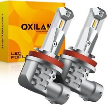 2X OXILAM H11 H8 LED Fog Driving Lights Bulbs Lamps Golden Amber Yellow EOR picture