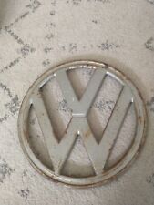Very Rare ORIGINAL Authentic Volkswagen Westy Camper Bus Front Emblem 70s patina picture