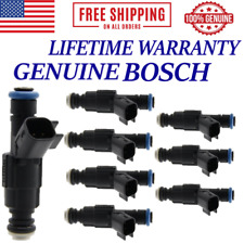 NEW OEM BOSCH 8 Pieces Fuel Injectors For 2000-05 Cadillac Oldsmobile Pontiac V8 picture