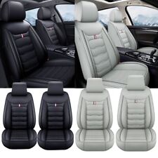 2-Seats Car Seat Covers PU Leather Front Cushion Universal For Car Sedan SUV Van picture