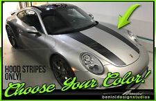 911R-style hood racing stripes GT Fits - 2011 Porsche 911 Carrera 991 992 1 picture