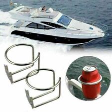 2PCS Cup Stainless Steel Boat Drink Holder Car Truck Marine Yacht Ring Holder picture