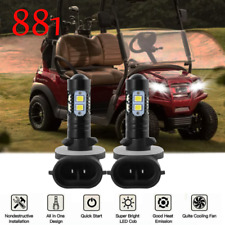 Fit EZGO For Club Car Replacement Golf Cart LED Headlight Kit Head Lamp 2X Bulbs picture