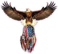 Eagle Dream Catcher American Flag decal picture