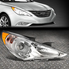 FOR 11-14 SONATA PASSENGER RIGHT SIDE CHROME HOUSING PROJECTOR HEADLIGHT LAMPS picture