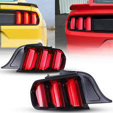 Tail Lights For 2015-2023 Ford Mustang Euro Clear LED Sequential Brake Lamps picture
