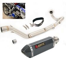 For Suzuki DRZ400SM/S/E 2000-2023  Exhaust Header Pipe 370mm Muffler Full System picture