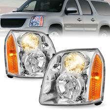 For 2007-2014 GMC Yukon XL 1500 2500 Denali Headlights Headlamps Assembly LH+RH picture