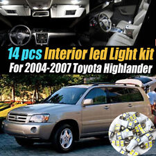 14Pc Super White Interior LED Light Bulb Kit Package for 04-07 Toyota Highlander picture